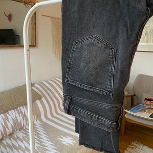 Zara Jeans- Grey, Cropped.